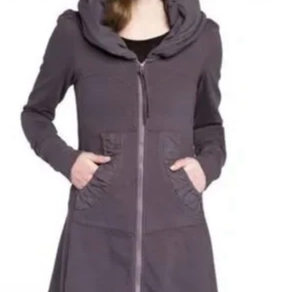 Prairie Underground Clocck Charcoal Hooded Utility Jacket - Picture 2 of 11